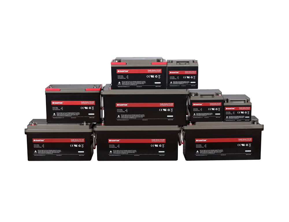 Castle C12V Series VRLA Battery (18–250 Ah)